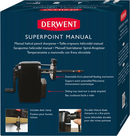 Derwent Super Point Manual Helical Pencil Sharpener (2302001)