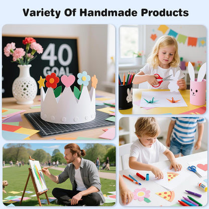 Cardstock 8.5 x 11, Thick Printer Paper 75 lb/200 gsm, 40 Sheets Card Stock White, Heavy Card stock, White CardStock Paper for Invitations, Diy Cards, Business Cards, Menus, Crafts, Drawing etc