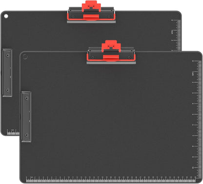Clipboards with Pen Holder A3 Size 11 x 17 Inch Aluminum Protection Edge Clip Board for Classrooms, Offices, School, Doctor, Coaches [Upgraded Clip] (1 Pack)