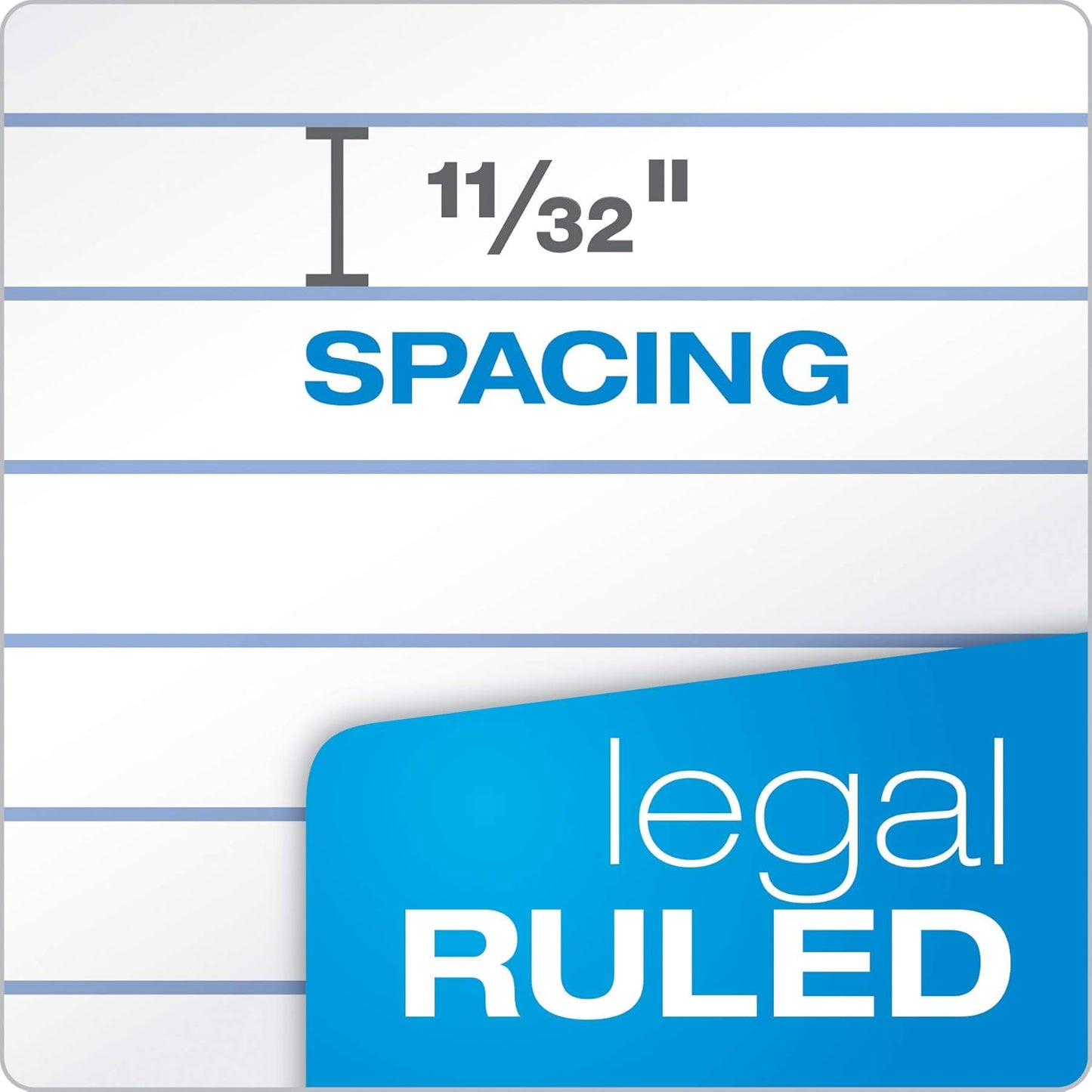 TOPS Docket Gold Writing Pads, 8-1/2" x 14", Legal Rule, White Paper, 50 Sheets, 12 Pack (63990)