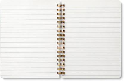 Compendium Spiral Notebook – Expect the Best Things to Happen Today – A Designer Spiral Notebook with 192 Lined Pages, College Ruled, 7.0" W x 9.25" H