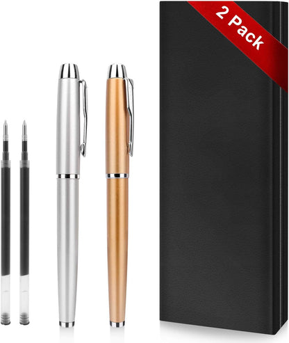 8 Pieces Replaceable Ballpoint Pen Refills Work for Most Brands Pens with Smooth Writing,Free-Flowing German Ink with Medium 0.5mm Ballpoint Tip(Black Refills and Length 4.4inch)