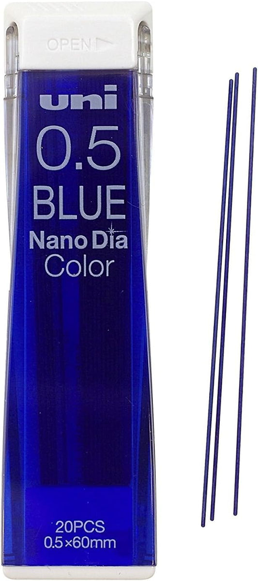 uni Color Mechanical Pencil 0.5mm Lead, Nanodia, Blue, 0.5mm Lead.5 Mm [Blue] Core 202NDC. 33