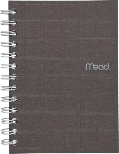Mead Spiral Memo Notebook, 8 Pack, Pocket Notebook, College Ruled Paper, 3" x 5", 60 Sheets per Notebook, Assorted Colors (73605)
