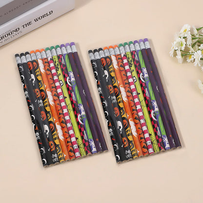 48 pcs Flowers Pencils with Eraser Wood Pencils Bulk for Writing and Drawing (Flowers, 48)