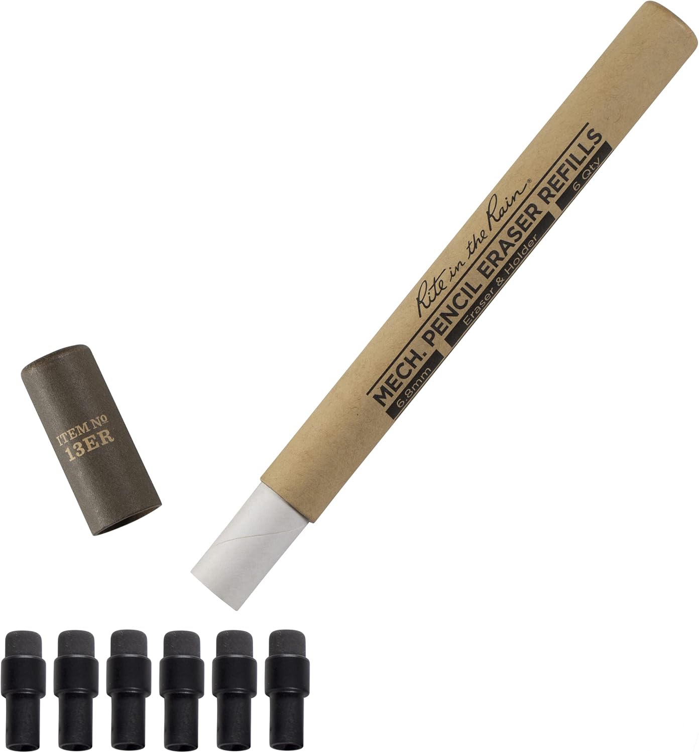 Rite in the Rain Weatherproof Mechanical Pencil, Orange Barrel, 1.3mm Black Lead (No. OR13)