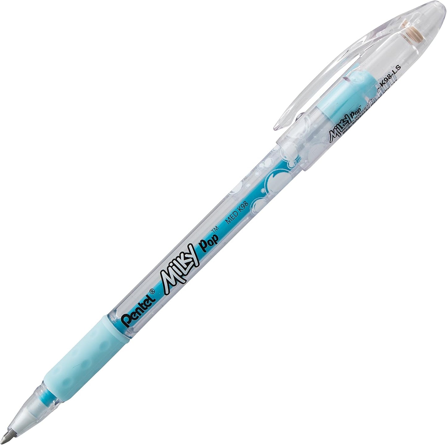 Pentel Sparkle Pop Metallic Gel Pen, (1.0mm) Bold Line, Assorted Colors, Pack of 8 (K91BP8M)