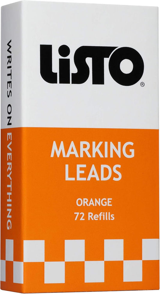 Listo Marking Pencil Refill - Listo 162 Refill, Box of 72, Red