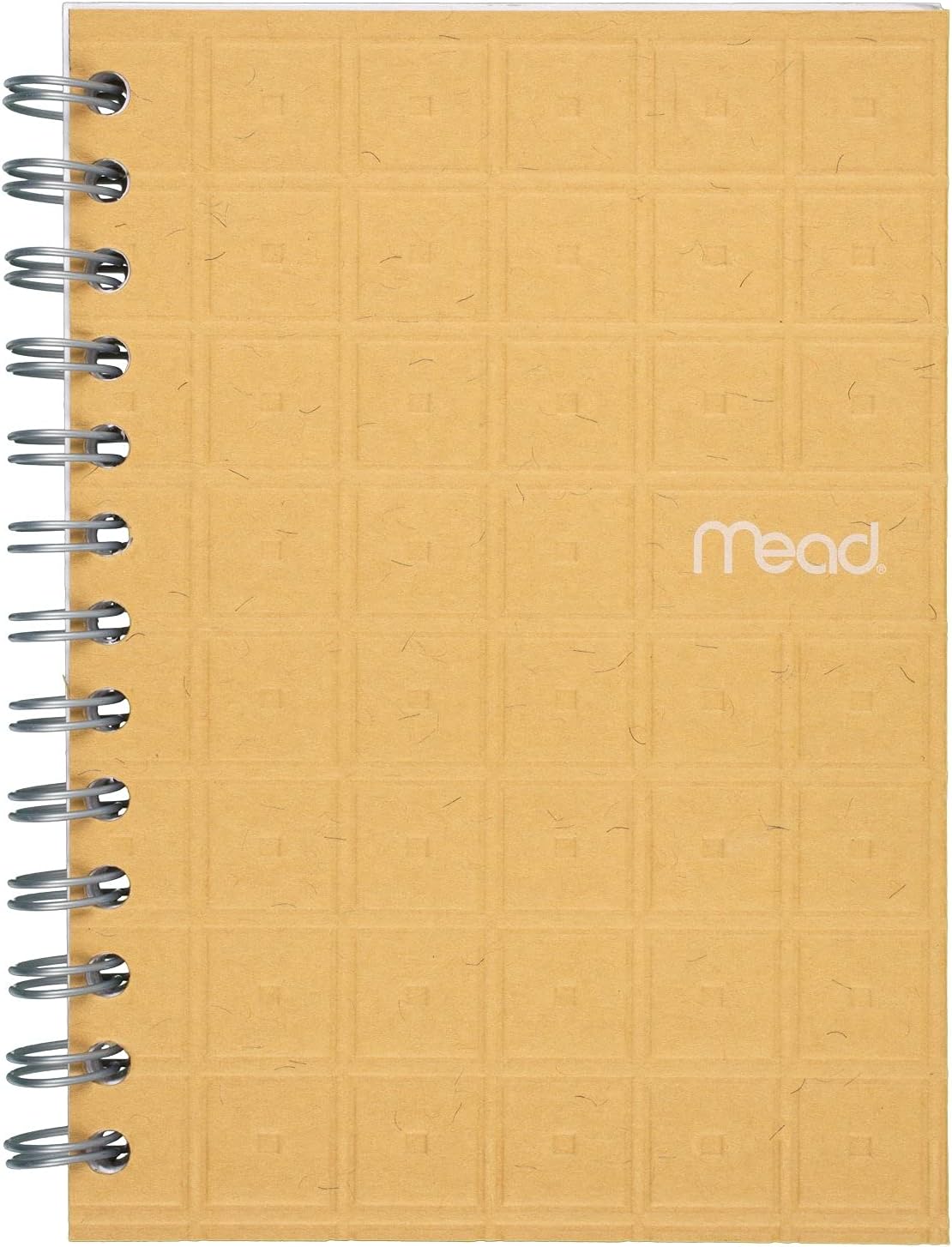 Mead Spiral Memo Notebook, 8 Pack, Pocket Notebook, College Ruled Paper, 3" x 5", 60 Sheets per Notebook, Assorted Colors (73605)
