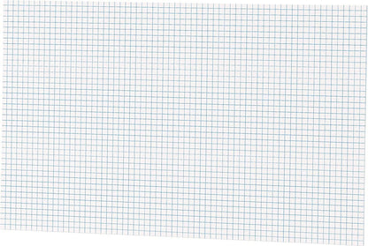 Ampad Quadrille Double Sided Pad, 11 x 17, White, 4x4 Quad Rule, 50 Sheets, 1 Pad (22-037)
