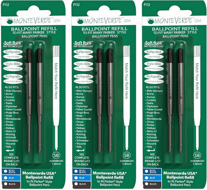Monteverde Ballpoint Refill to Fit Parker Ballpoint Pens (P15)