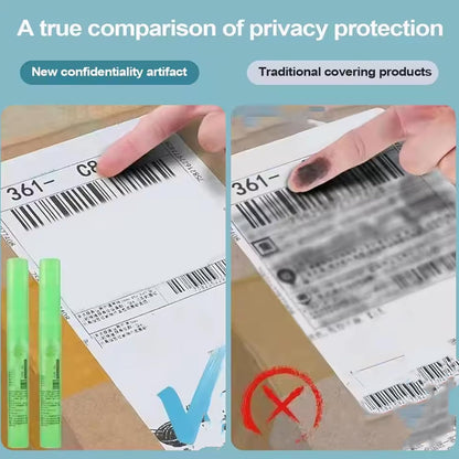 3PCS Thermal Paper Eraser Spray Portable 10ml White Out Liquid with Lid for Documents Labels Packages Shipping Addresses Quick Correction Privacy Protection Office School Use