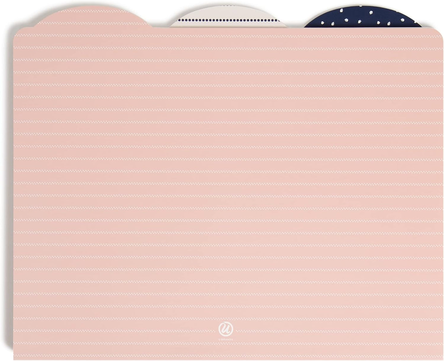 U Brands Fashion File Folders, 9 Count, 1/3-Cut Tabs in Assorted Positions, Letter Size, Office Supplies (Moroccan)