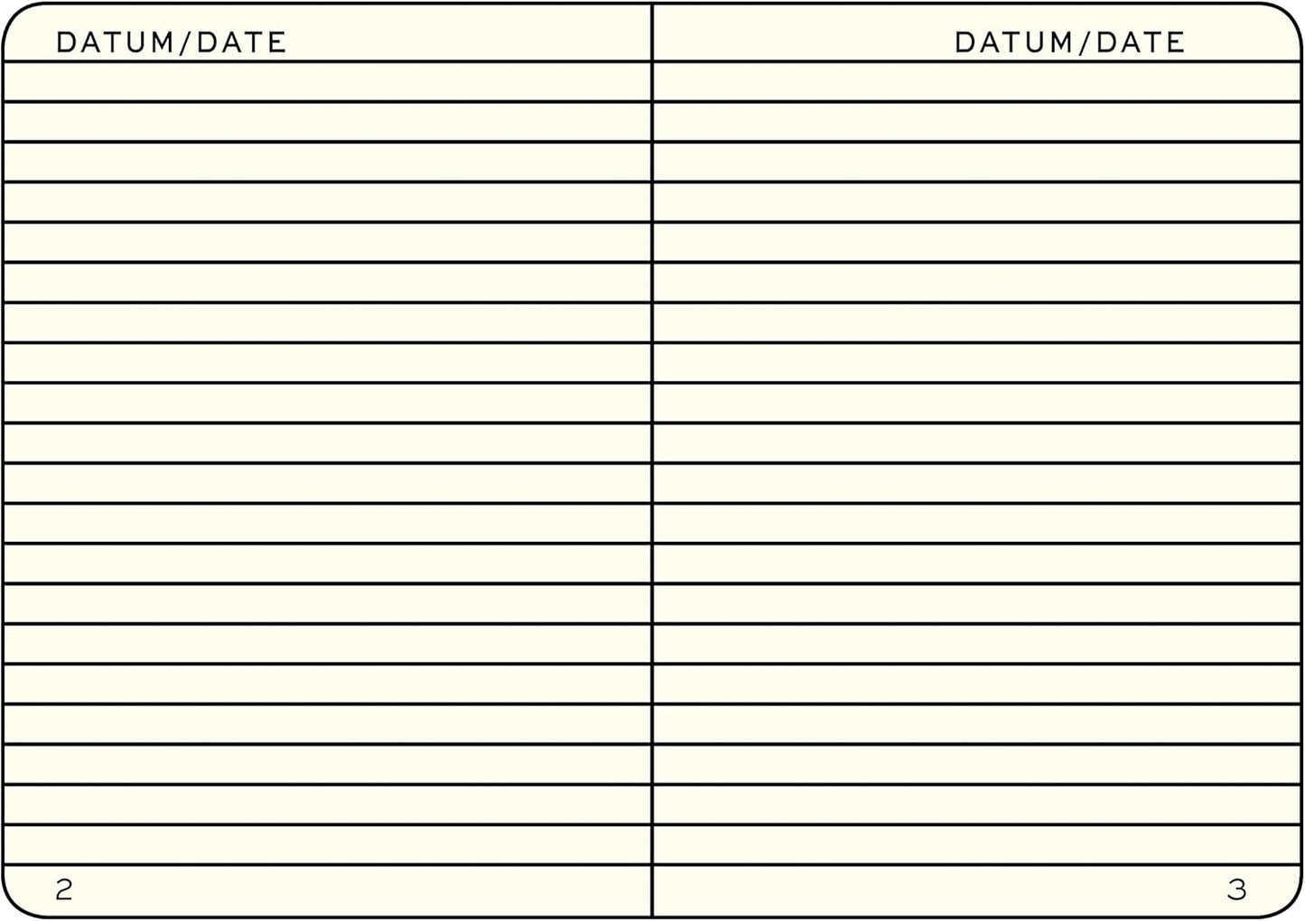 LEUCHTTURM1917 - Notebook Hardcover Medium A5-251 Numbered Pages for Writing and Journaling (Navy, Ruled)