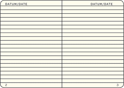 LEUCHTTURM1917 - Notebook Hardcover Medium A5-251 Numbered Pages for Writing and Journaling (Navy, Ruled)