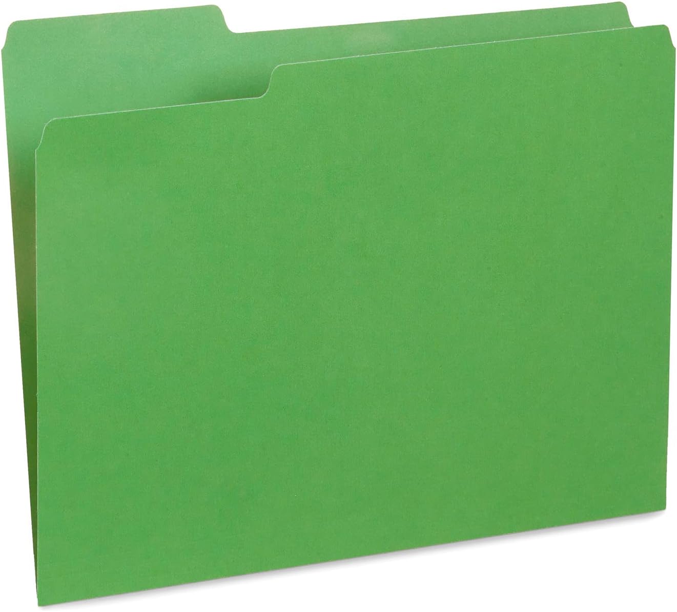 File Folder, 1/3 Cut Tab, Letter Size, Yellow, Great for Organizing and Easy File Storage, 100 Per Box