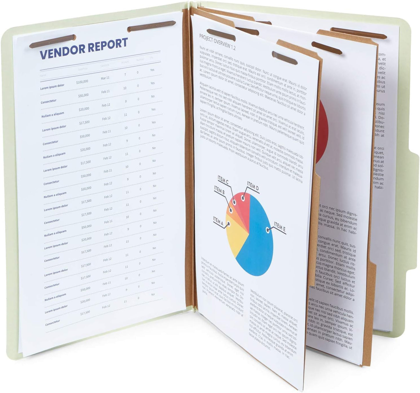 10 Blue Legal Size Classification Folders - 2 Divider 2 Inch Tyvek expansions - Durable 2 Prongs Designed to Organize Standard Law Client Files, Office Reports - Legal Size, 8 3/4 x 14 3/4, 10 Folders