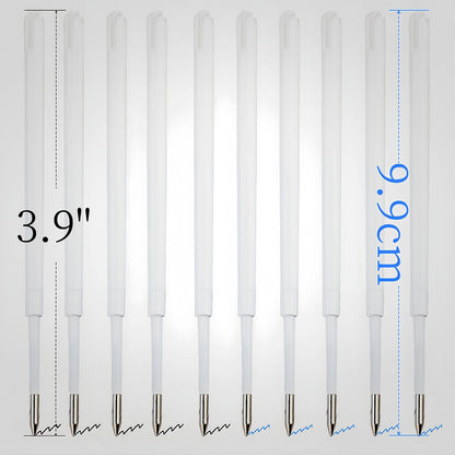 64pcs Pen Refills (Blue & Black) Retractable Ballpoint Pens Cartridges Replacement, 1.0mm Medium Tip Compatible with Multiple Pen Models (40pcs Black 24pcs Blue)