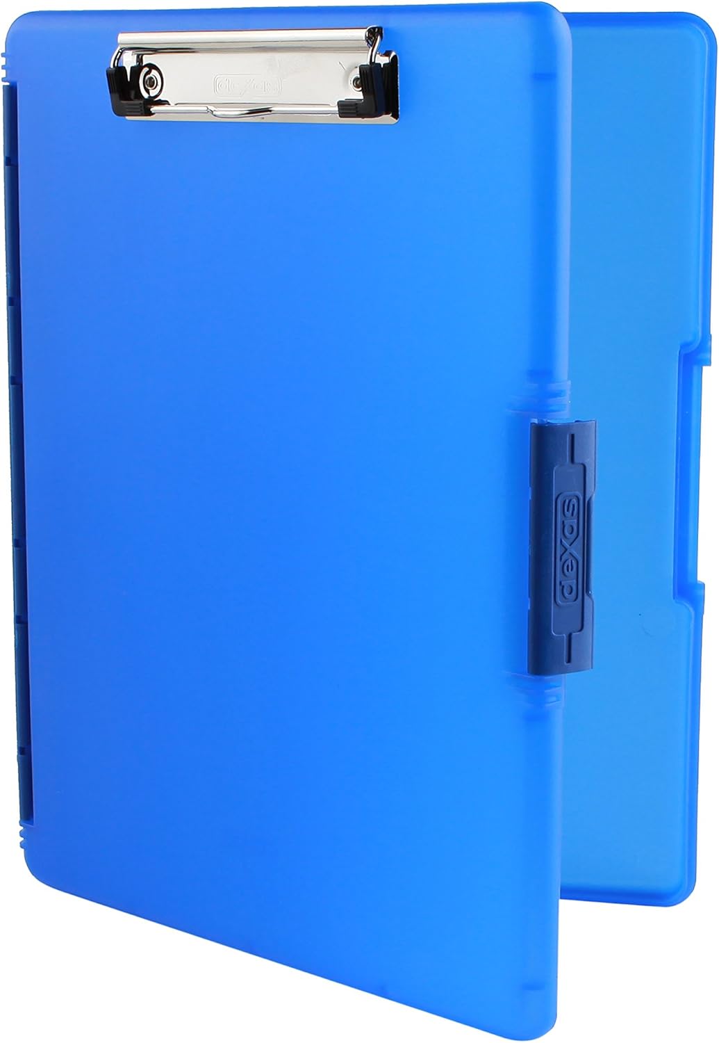Dexas Slimcase 2 Plastic Clipboard with Storage and Side Opening, Black, Office Supplies Clipboards to Organize, Carry and Store, A4 Holder, Style and Functionality Nursing Clipboards