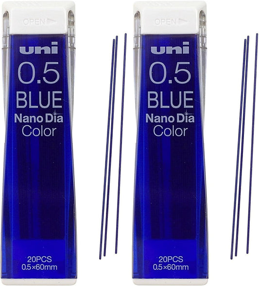 uni Color Mechanical Pencil 0.5mm Lead, Nanodia, Blue, 0.5mm Lead.5 Mm [Blue] Core 202NDC. 33