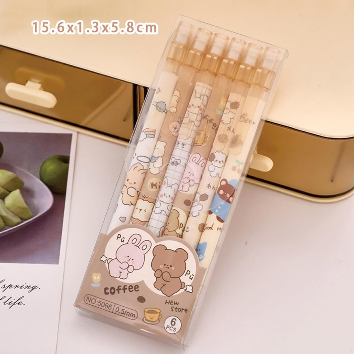 MOZXIRZ 4 Pcs Cute Mechanical Pencils with Top Eraser 0.5mm Cartoon Space Mechanical Pencil School Pencil for Women (6pcs Space)