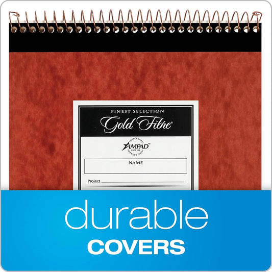 Ampad Gold Fibre Retro Pad, Wide Rule, 8-1/2 x 11-3/4, White, 70-Sheets/Pad (20-008R)