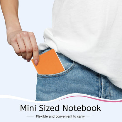Oucaru 48PCS Pocket Notebook, 3.5" x 5.5", 8 Color, 52 Pages Blank Notebook Mini Notebook Journal, Small Notebook Memo Notepad for Students, Traveler, School Supplies
