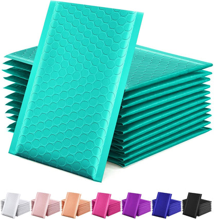GSSUSA Black Bubble Mailers 4x8 Inches 50 Pack, Usable Size 4X7" Bubble Envelopes for Small Business, Padded Envelope, Shipping Mailers, Packaging Bags, Mailing Envelopes, Shipping Supplies