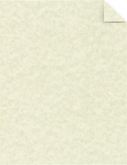 Astrobrights Specialty Parchment Cardstock, 8.5" x 11", 65 lb/176 gsm, Natural (Ivory), 100 Sheets (27427-01)