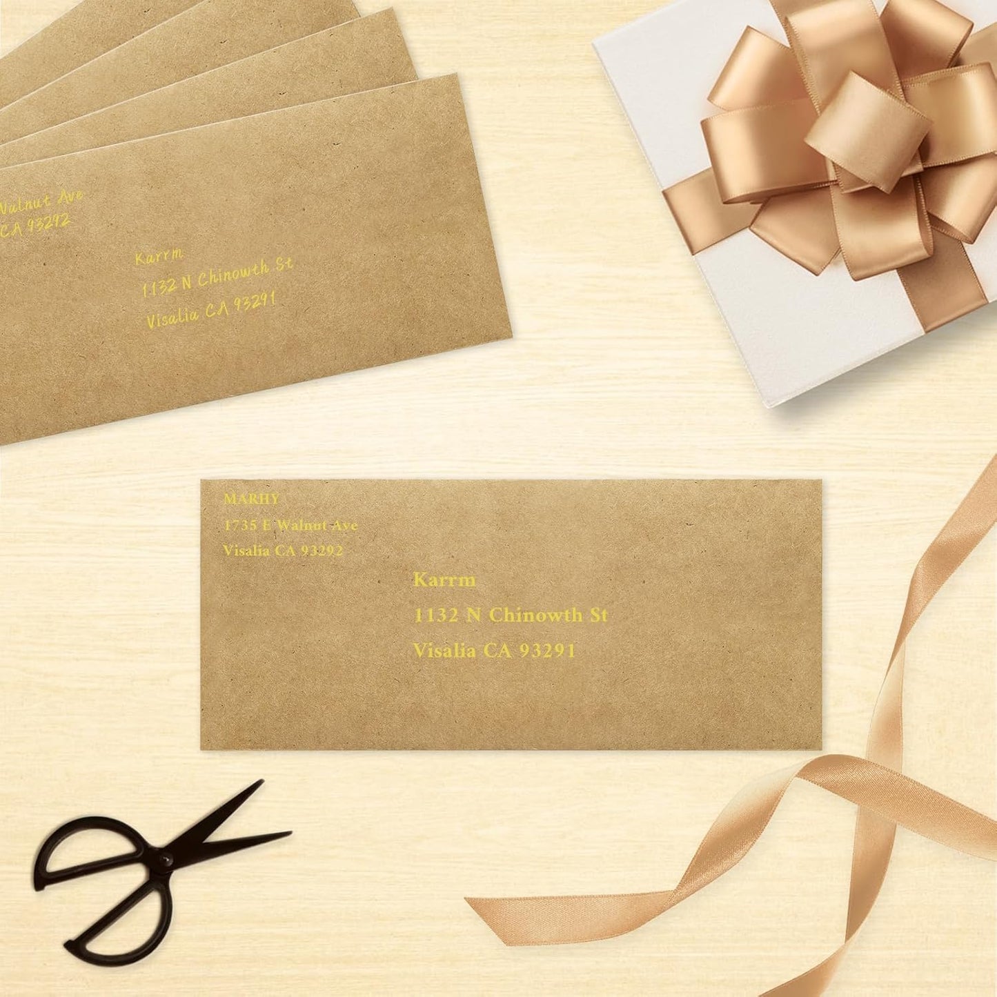 50 Pack #10 Business Envelopes, Sage Green Standard Envelopes Self Seal, Letter Size Mailing Envelopes for Checks Letters Invoices Statements Birthday Graduation Wedding, 4 1/8 x 9 1/2 Inch