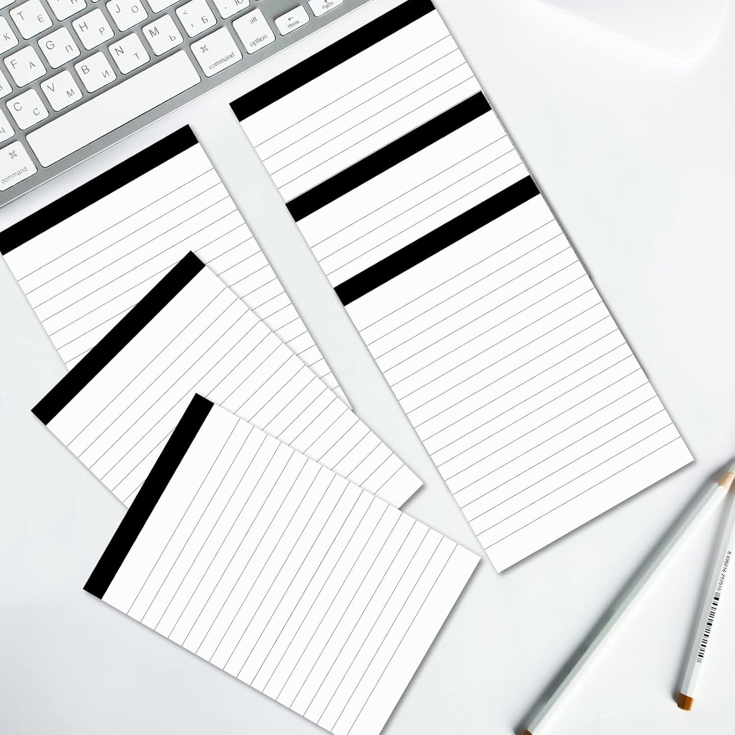 12 Pack Note Pads Refills 4 x 6 Inch Memo Pads Writing Pads, White Small Notepads Scratch Pads Mini Notepad with 30 Sheets Lined Paper in Each Pad