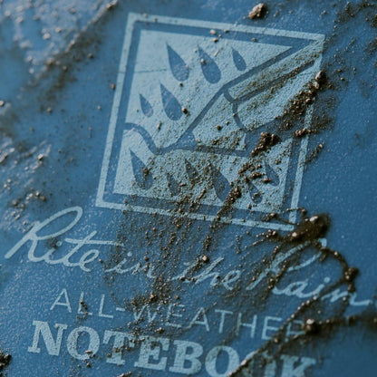 Rite In The Rain Weatherproof Stapled Notebook, 4.625" x 7", Orange Cover, Universal Pattern, 3 Pack (No. OR71FX)