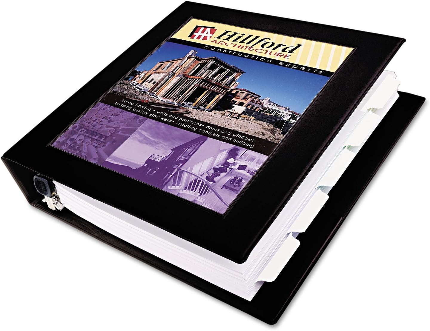 Avery Heavy-Duty Framed View 3-Ring Binder, 2" EZD Rings, 1 Black Binder (68032)