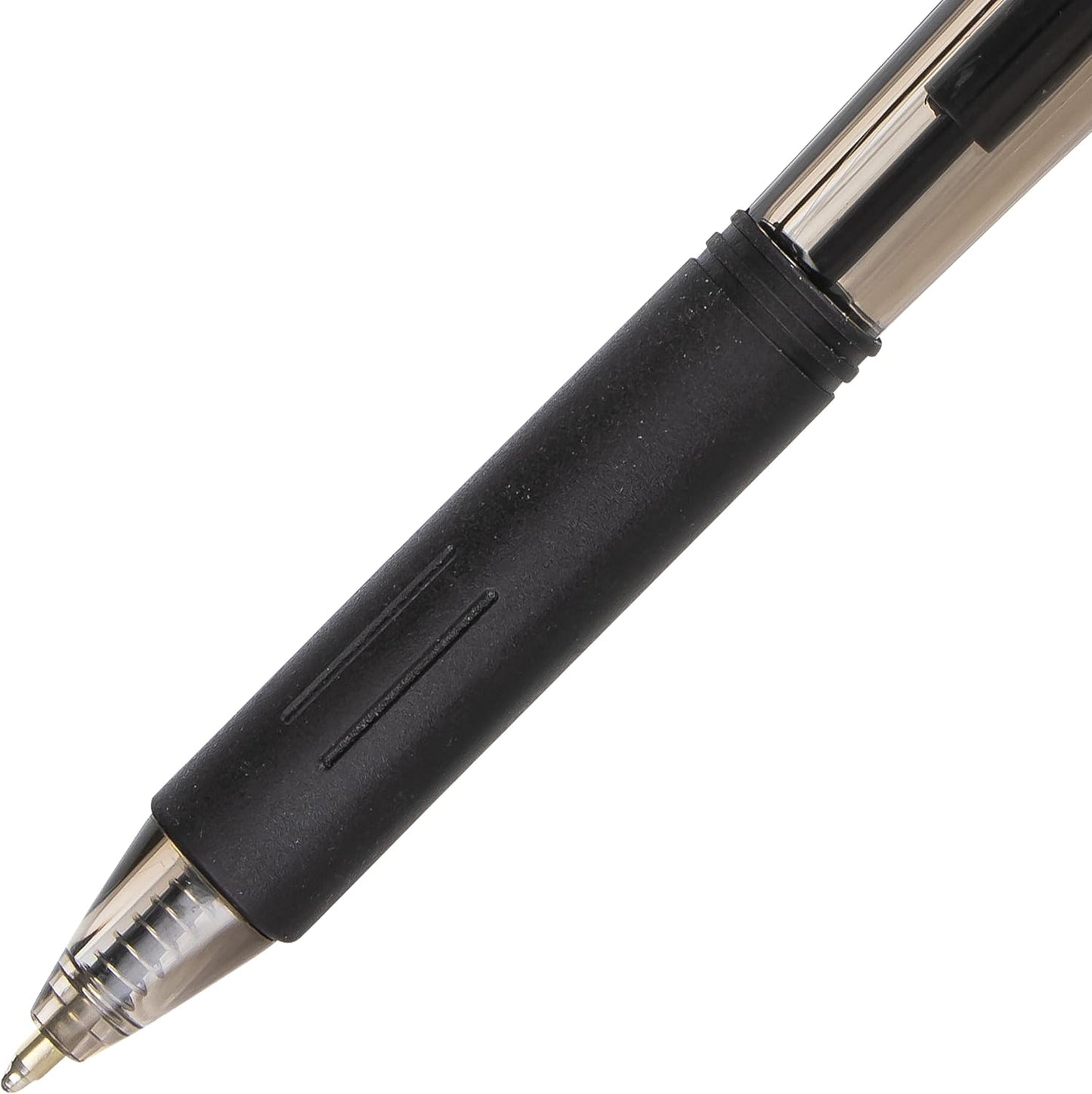 Pentel Wow! Retractable Ballpoint Pen, (1.0mm), Medium Line, Black Ink, Box of 12(BK440-A)