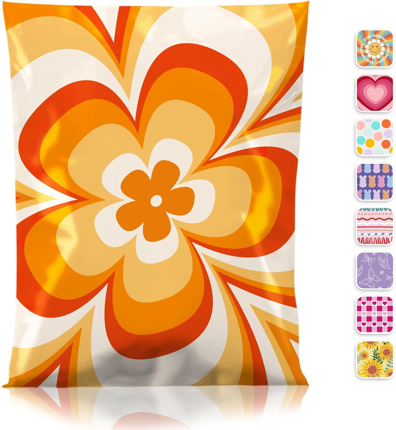 Metronic Cute Poly Mailers 10x13" 50pc Small Shipping Bags, Strong Adhesive Mailers Poly Bags for Business, Waterproof Mailing Envelopes for Packing Shipping Clothes Gifts, Gradient BluePink