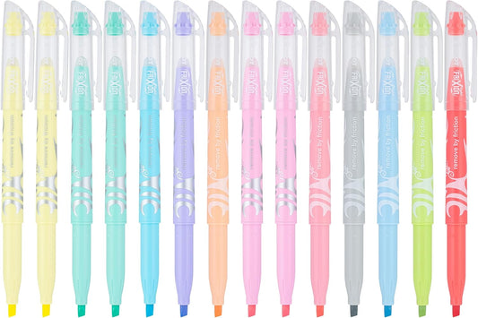 PILOT FriXion Light Pastel Collection Erasable Highlighters, Chisel Tip, Assorted Color Inks, 5-Pack (46543)