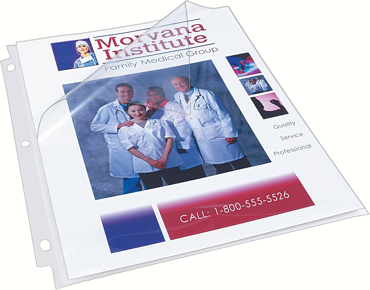 Avery Diamond Clear Super Heavyweight Sheet Protectors, Easy Load, 50 Document Protectors (74130)