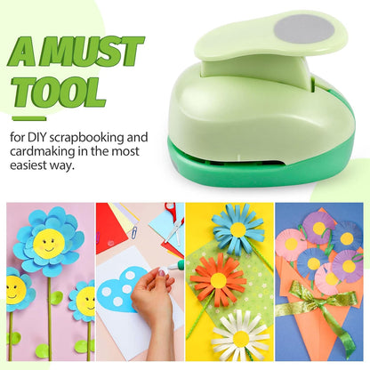 UCEC 2 Inch Circle Punch, Paper Punch, 2 Inch Hole Punch, Circle Hole Punch Cutters for Paper Crafts DIY Handmade Crafting Scrapbook Tools Cards Arts Fun Projects