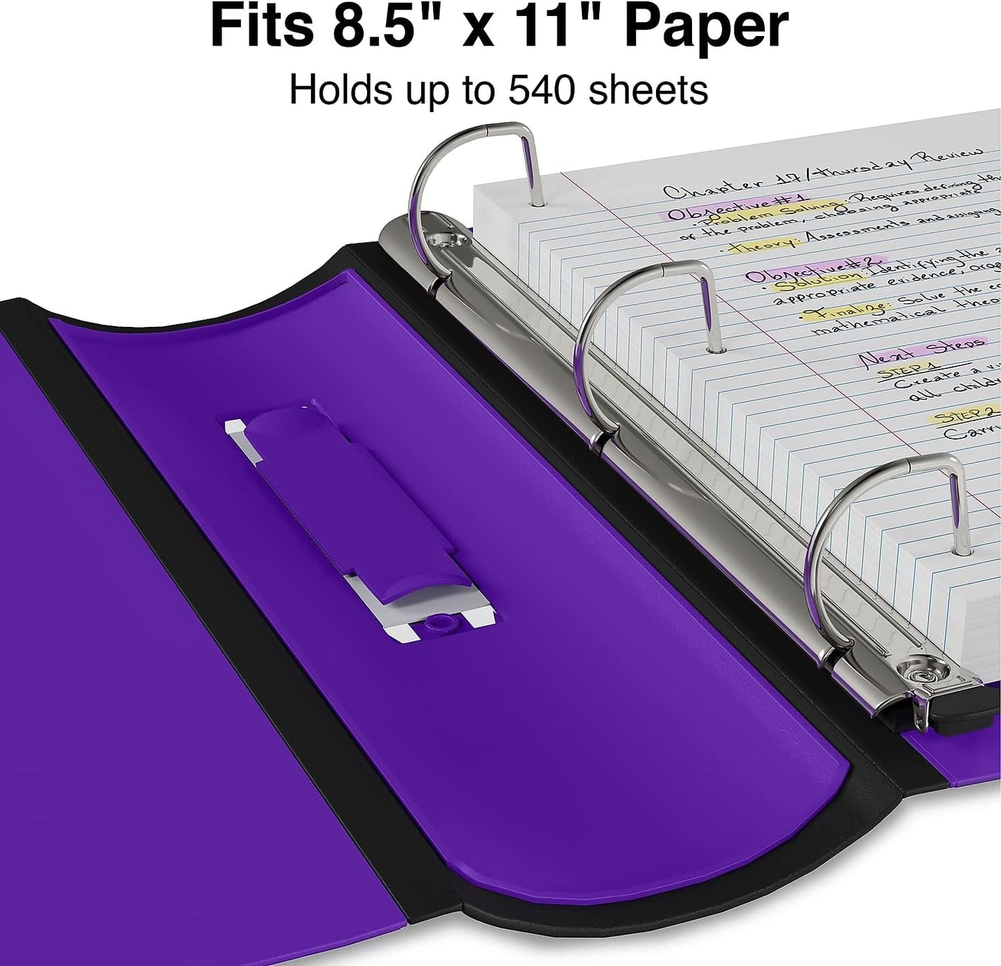 Staples Better Binder 2-Inch D-Ring View Binder, Reinforced Spine, Holds Up to 540 Sheets, Teal, for Office & School