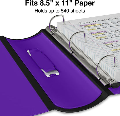 Staples Better Binder 2-Inch D-Ring View Binder, Reinforced Spine, Holds Up to 540 Sheets, Teal, for Office & School