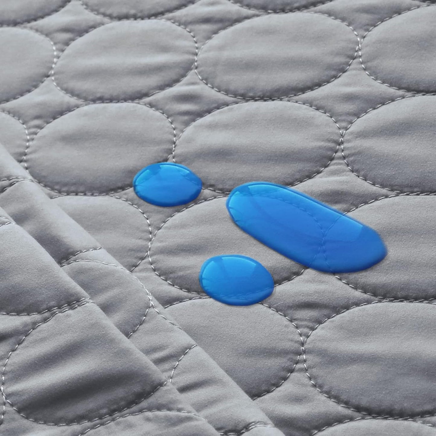 Crib Mattress Protector Sheets Waterproof 2 Pack, Quilted Crib Mattress Pad Cover Fitted Fits for Toddler Bed Mattress, White, 52” x 28”
