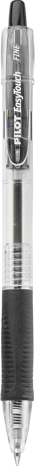 PILOT EasyTouch Refillable & Retractable Ballpoint Pens, Medium Point, Blue Ink, 12-Pack (32221)