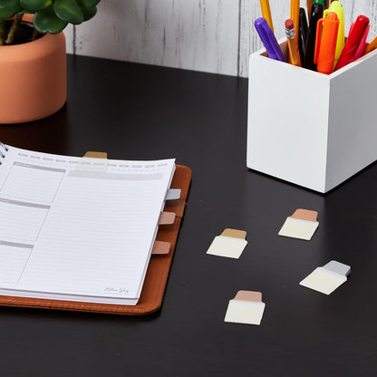 Avery Mini Ultra Tabs, 1" x 1.5", 2-Side Writable, Assorted Metallic Colors, 40 Repositionable Tabs (74785)