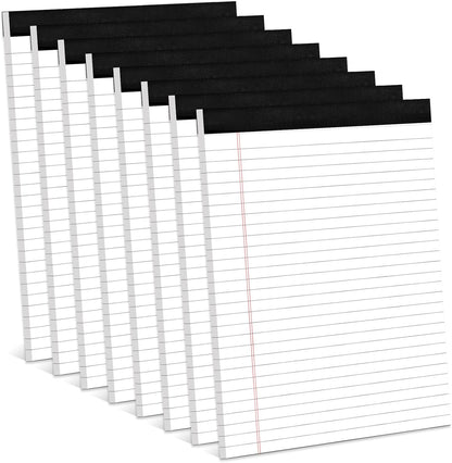 Legal Pads 8.5 x 11 White Note Pads 8.5 x 11 In 2 Pack Notepads 8.5 x 11 Writing Pads of Paper 8.5 x 11 Legal Notepads Wide Ruled White Lined Paper Pads 8.5 x 11 30 Sheets Per Legal Note Pads 8.5 x 11