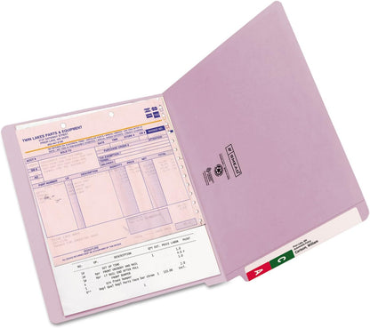 Smead End Tab File Folder, Shelf-Master Reinforced Straight-Cut Tab, Letter Size, Green, 100 per Box (25110)