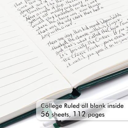 feela 3 Pack Pocket Notebook Journals with 3 Black Pens, A6 Mini Cute Small Journal Notebook Bulk Hardcover College Ruled Notepad with Pen Holder for Office School Supplies, 3.5”x 5.5”, Gray