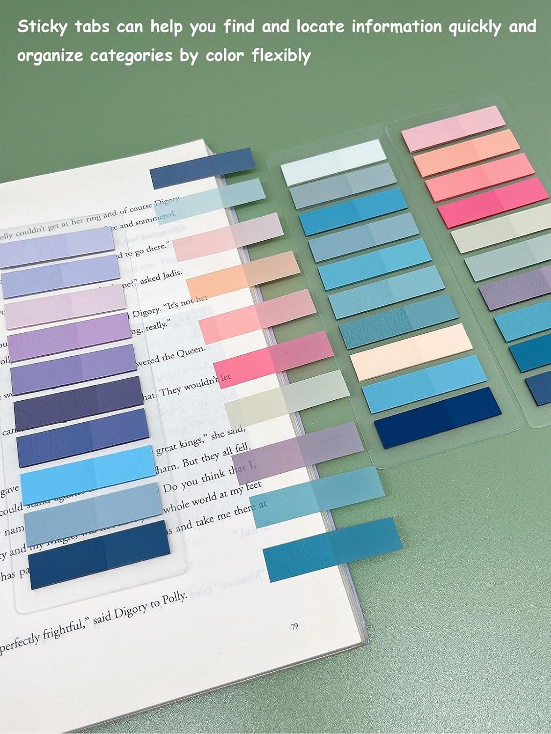 2400 Pcs Morandi Sticky Tabs, 12 Sheets Sticky Index Tabs, Book Tabs, Page Markers, Colorful Book Annotating Tabs, Page Tabs, Sticky Flags, Transparent Sticky Note Tabs, File Index Tabs with Ruler