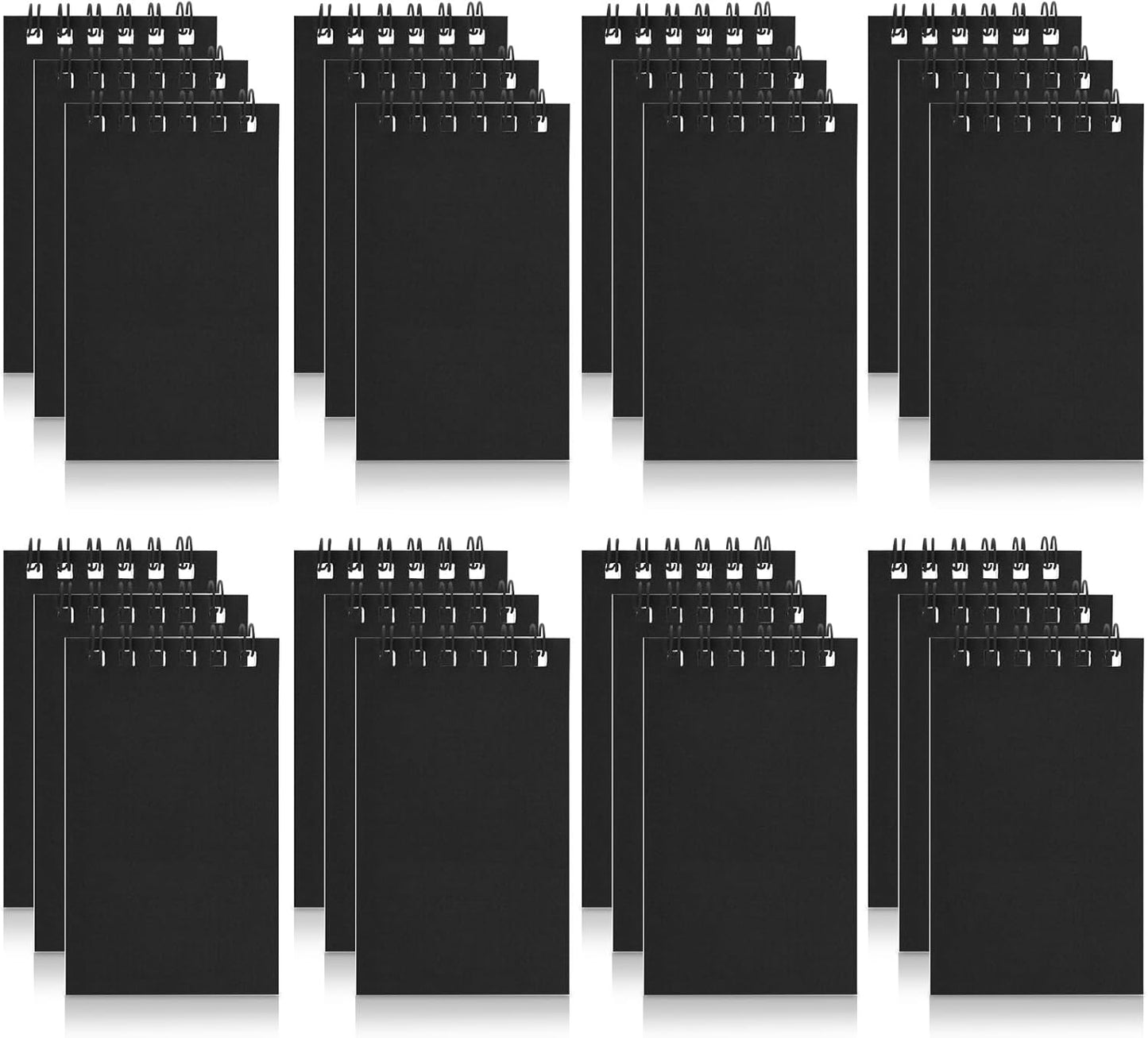 Hooqict 24 Pack Small Pocket Notebook Mini Notebooks Bulk Small Spiral Notepads with 8 Colors, Memo Note Pads for Kids, Work, Office, School, 3.9 x 2.4 Inches