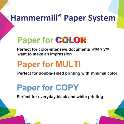 Hammermill Colored Paper, 20lb Pink Printer Paper, 8-1/2 x 11- 1 Ream (500 Sheets) - Made in the USA, Pastel Paper, 103382R