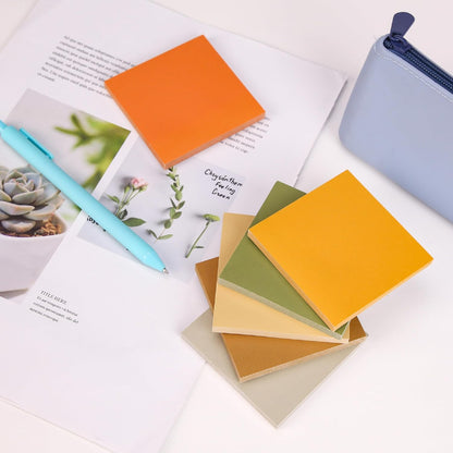 Mr. Pen- Sticky Notes, 3"x3", 12 Pads, 720 Sheets, Autumn Carnival Color Palette, Sticky Notes Bulk, Self-Stick Note Pads, Perfect for Office, School, Home, Study & Organization